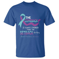 Suicide Prevention Awareness T Shirt The Comeback Is Always Stronger Than The Setback Heartbeat - Wonder Print Shop