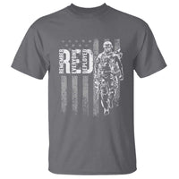 RED Friday T Shirt Remember Everyone Deployed American Flag Military Patriotic Veteran - Wonder Print Shop