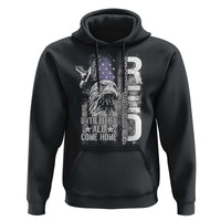 RED Friday Hoodie Remember Everyone Deployed Until They All Come Home Military Eagle USA Flag - Wonder Print Shop