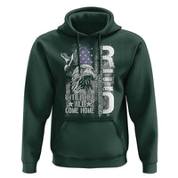 RED Friday Hoodie Remember Everyone Deployed Until They All Come Home Military Eagle USA Flag - Wonder Print Shop