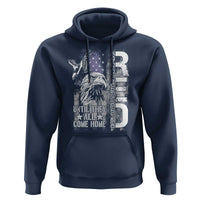 RED Friday Hoodie Remember Everyone Deployed Until They All Come Home Military Eagle USA Flag - Wonder Print Shop