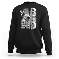 RED Friday Sweatshirt Remember Everyone Deployed Until They All Come Home Military Eagle USA Flag - Wonder Print Shop