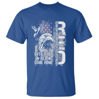 RED Friday T Shirt Remember Everyone Deployed Until They All Come Home Military Eagle USA Flag - Wonder Print Shop