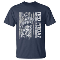 RED Friday T Shirt Remember Everyone Deployed Military American Flag - Wonder Print Shop