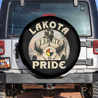 Native American Spare Tire Cover Lakota Pride Medicine Wheel Cow Skull - Wonder Print Shop