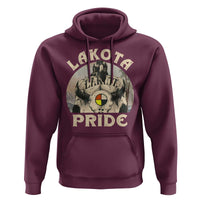 Native American Hoodie Lakota Pride Medicine Wheel Cow Skull - Wonder Print Shop