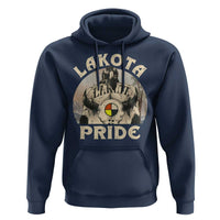 Native American Hoodie Lakota Pride Medicine Wheel Cow Skull - Wonder Print Shop
