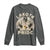 Native American Long Sleeve Shirt Lakota Pride Medicine Wheel Cow Skull - Wonder Print Shop