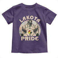 Native American Toddler T Shirt Lakota Pride Medicine Wheel Cow Skull - Wonder Print Shop