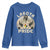 Native American Youth Sweatshirt Lakota Pride Medicine Wheel Cow Skull - Wonder Print Shop