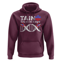 Boricua Hoodie Taino Esta En Mi Sangre Frog Puerto - Wonder Print Shop
