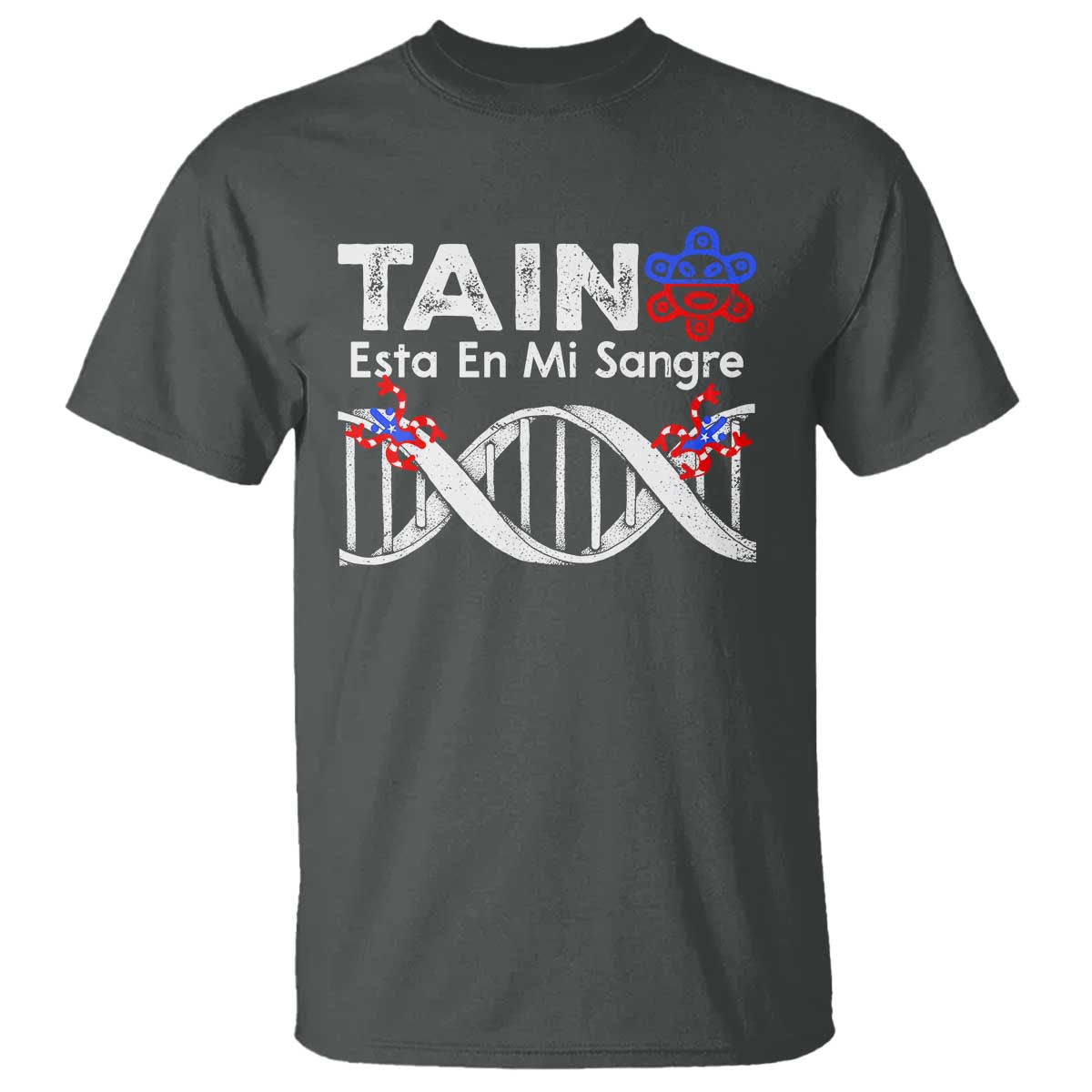 Boricua T Shirt Taino Esta En Mi Sangre Frog Puerto - Wonder Print Shop