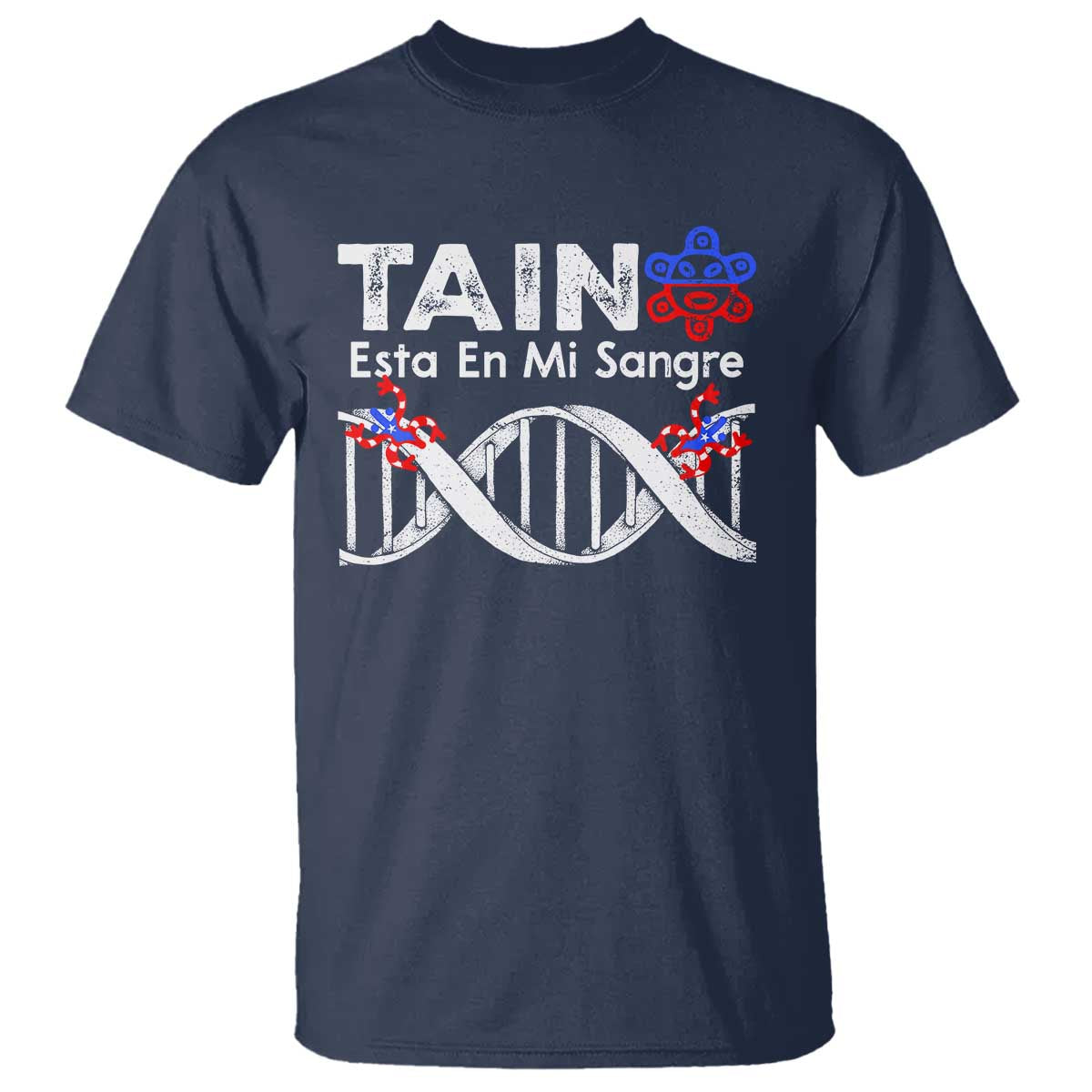 Boricua T Shirt Taino Esta En Mi Sangre Frog Puerto - Wonder Print Shop