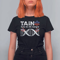 Boricua T Shirt For Women Taino Esta En Mi Sangre Frog Puerto - Wonder Print Shop