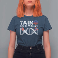 Boricua T Shirt For Women Taino Esta En Mi Sangre Frog Puerto - Wonder Print Shop