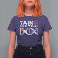 Boricua T Shirt For Women Taino Esta En Mi Sangre Frog Puerto - Wonder Print Shop