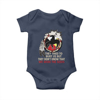 Native American Baby Onesie They Tried To Bury Us But They Didn't Know That Medicine Wheel - Wonder Print Shop