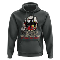 Native American Hoodie They Tried To Bury Us But They Didn't Know That Medicine Wheel - Wonder Print Shop