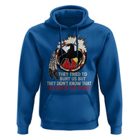 Native American Hoodie They Tried To Bury Us But They Didn't Know That Medicine Wheel - Wonder Print Shop