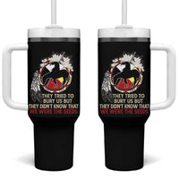 Native American Tumbler With Handle They Tried To Bury Us But They Didn't Know That Medicine Wheel - Wonder Print Shop