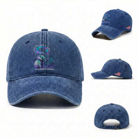 Suicide Prevention Awareness Washed Cotton Baseball Cap In A World Where You Can Be Anything Be Kind Elephant