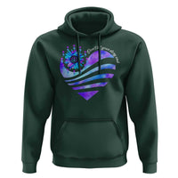 Suicide Prevention Awareness Hoodie Don't Let Your Story End Heart Semicolon Sunflower - Wonder Print Shop