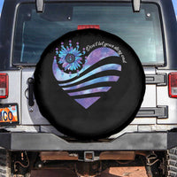 Suicide Prevention Awareness Spare Tire Cover Don't Let Your Story End Heart Semicolon Sunflower