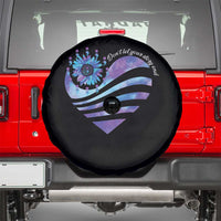 Suicide Prevention Awareness Spare Tire Cover Don't Let Your Story End Heart Semicolon Sunflower
