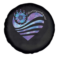 Suicide Prevention Awareness Spare Tire Cover Don't Let Your Story End Heart Semicolon Sunflower