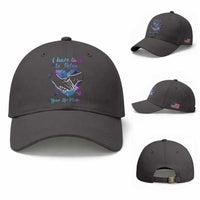 Suicide Prevention Awareness Baseball Cap I Have Time To Listen Your Life Matters Heart Holding Hand