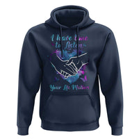 Suicide Prevention Awareness Hoodie I Have Time To Listen Your Life Matters Heart Holding Hand - Wonder Print Shop