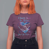Suicide Prevention Awareness T Shirt For Women I Have Time To Listen Your Life Matters Heart Holding Hand - Wonder Print Shop