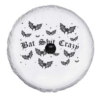 Funny Halloween Bat Shit Crazy Spare Tire Cover Horror Gothic Coquette Bat - Wonder Print Shop