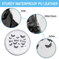 Funny Halloween Bat Shit Crazy Spare Tire Cover Horror Gothic Coquette Bat - Wonder Print Shop