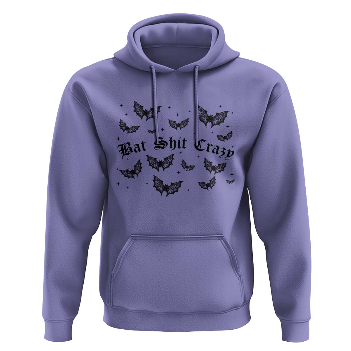 Funny Halloween Bat Shit Crazy Hoodie Horror Gothic Coquette Bat - Wonder Print Shop