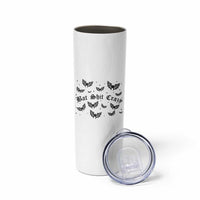 Funny Halloween Bat Shit Crazy Skinny Tumbler Horror Gothic Coquette Bat - Wonder Print Shop