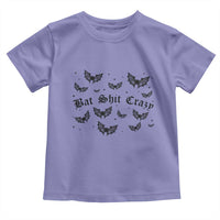 Funny Halloween Bat Shit Crazy Toddler T Shirt Horror Gothic Coquette Bat - Wonder Print Shop
