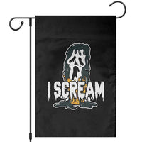 Funny Halloween Ghost Horror Face Garden Flag I Scream Ice Cream Slasher Pun - Wonder Print Shop
