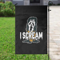 Funny Halloween Ghost Horror Face Garden Flag I Scream Ice Cream Slasher Pun - Wonder Print Shop
