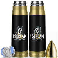Funny Halloween Ghost Horror Face Bullet Tumbler I Scream Ice Cream Slasher Pun - Wonder Print Shop