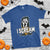 Funny Halloween Ghost Horror Face T Shirt I Scream Ice Cream Slasher Pun - Wonder Print Shop