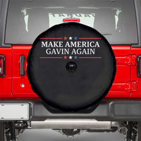 Make America Gavin Again Spare Tire Cover Gavin Newsom Support Stars And Stripes - Wonder Print Shop