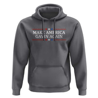 Make America Gavin Again Hoodie Gavin Newsom Support Stars And Stripes - Wonder Print Shop