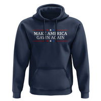 Make America Gavin Again Hoodie Gavin Newsom Support Stars And Stripes - Wonder Print Shop