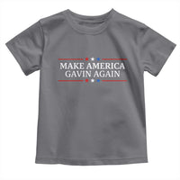 Make America Gavin Again Toddler T Shirt Gavin Newsom Support Stars And Stripes - Wonder Print Shop