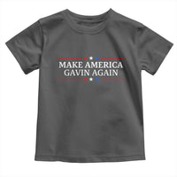 Make America Gavin Again Toddler T Shirt Gavin Newsom Support Stars And Stripes - Wonder Print Shop