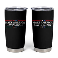 Make America Gavin Again Tumbler Cup Gavin Newsom Support Stars And Stripes - Wonder Print Shop