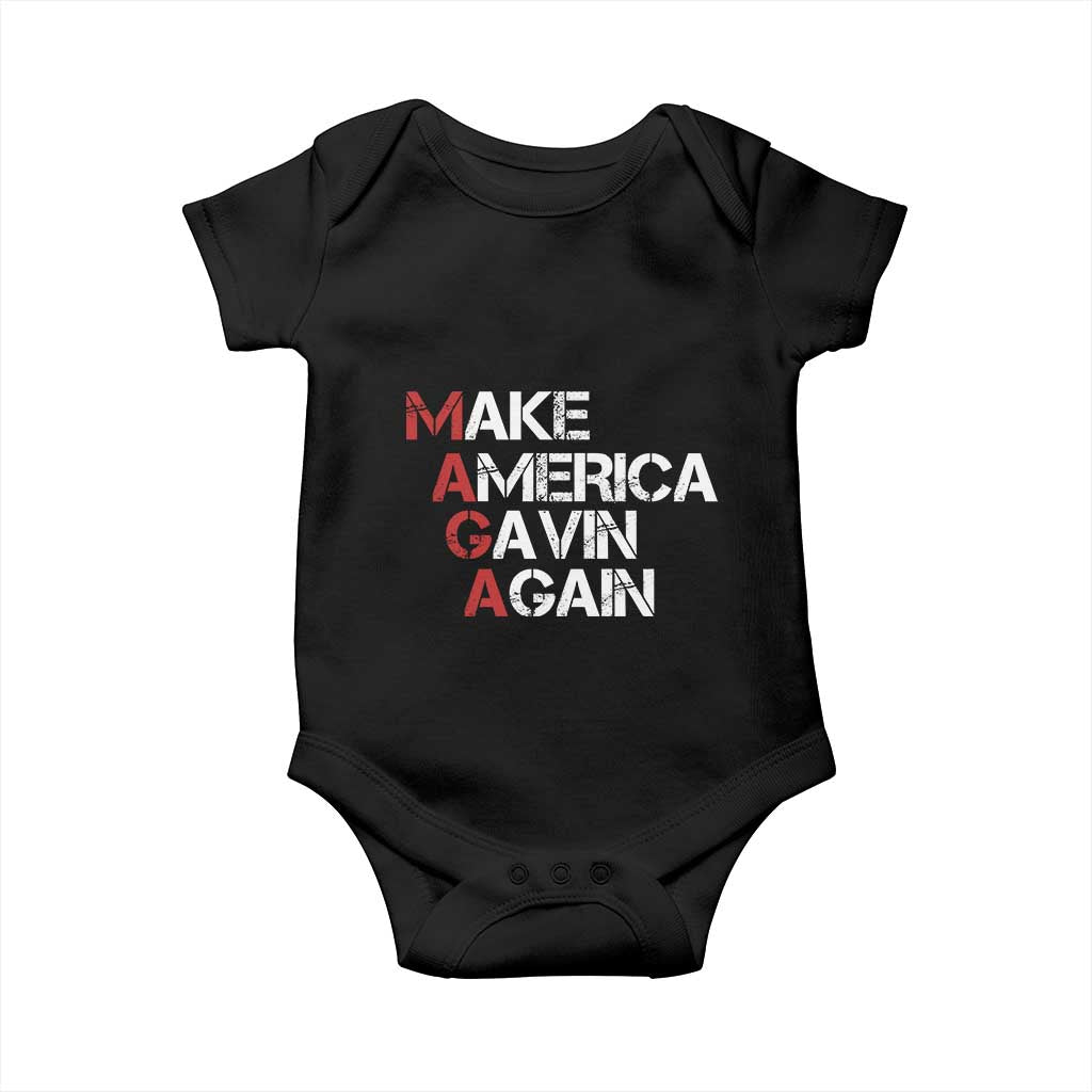 Make America Gavin Again Baby Onesie Gavin Newsom Support - Wonder Print Shop