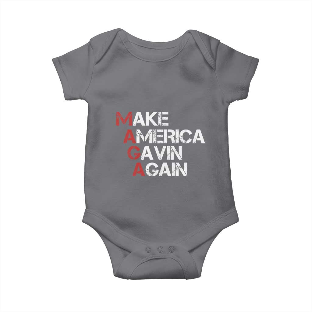 Make America Gavin Again Baby Onesie Gavin Newsom Support - Wonder Print Shop