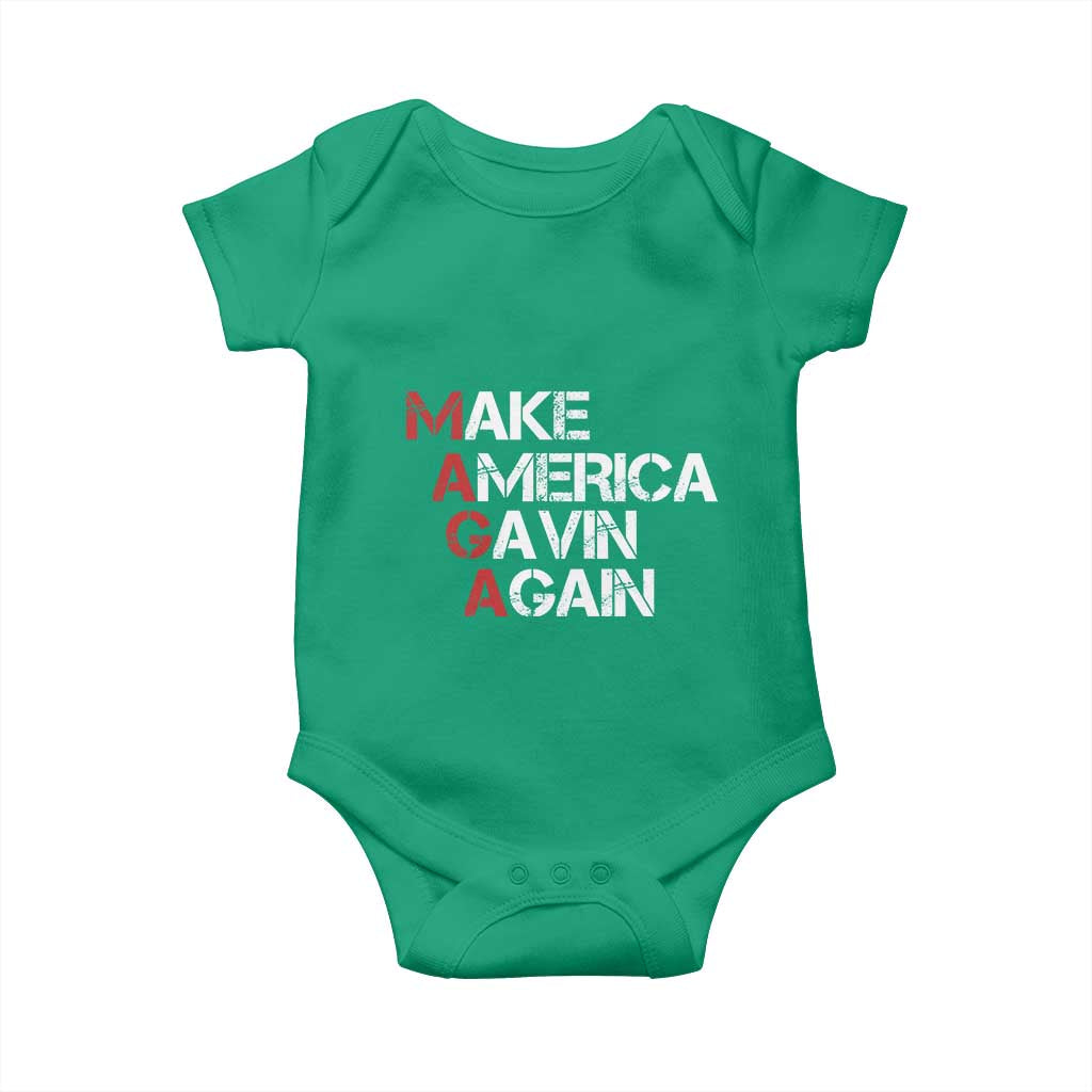 Make America Gavin Again Baby Onesie Gavin Newsom Support - Wonder Print Shop